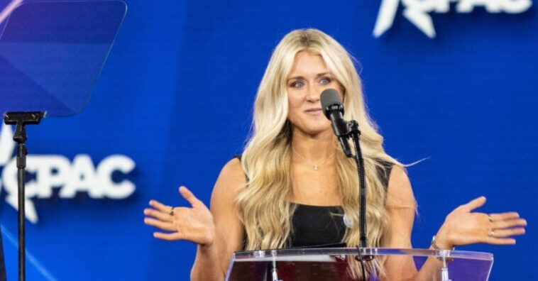 Riley Gaines urges people to stop saying 'biological woman' amid women's sports debate