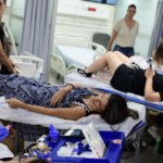 Israelis overwhelm blood donation centers as war begins