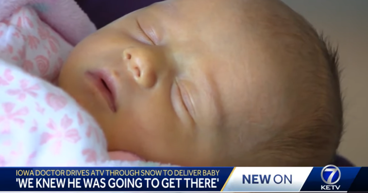 An Iowa Doctor Drives ATV to Deliver Baby Amid Snowstorm