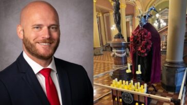 Christian veteran who toppled satanic statue files to dismiss hate crime charge