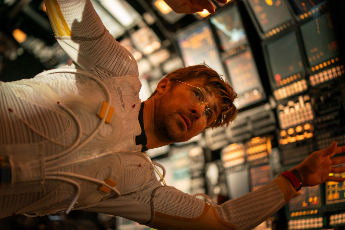 Ryan Gosling stars as Ryland Grace in PROJECT HAIL MARY, from Amazon MGM Studios. Photo credit: Jonathan Olley © 2026 Amazon Content Services LLC. All Rights Reserved. Used With Permission.